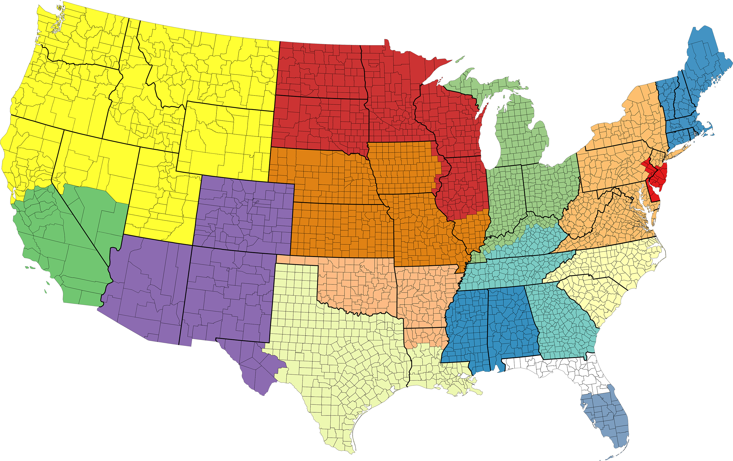 US Territory Map